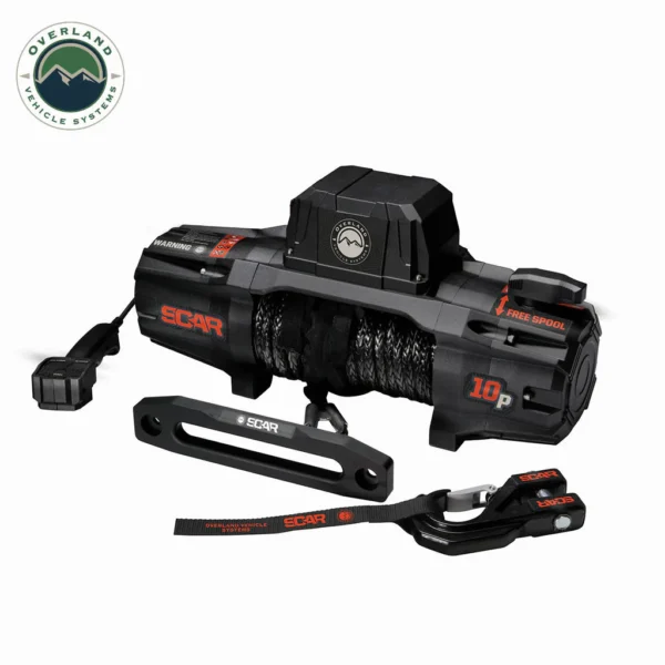 SCAR 10S Winch With Synthetic Rope & Wireless Remote - Image 2