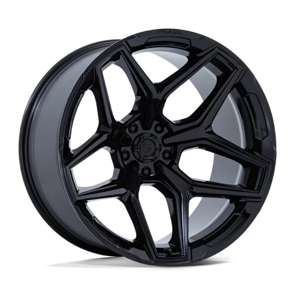 FUEL FLUX 17X9 6X5.5 0 OFFSET GLOSS BLACK