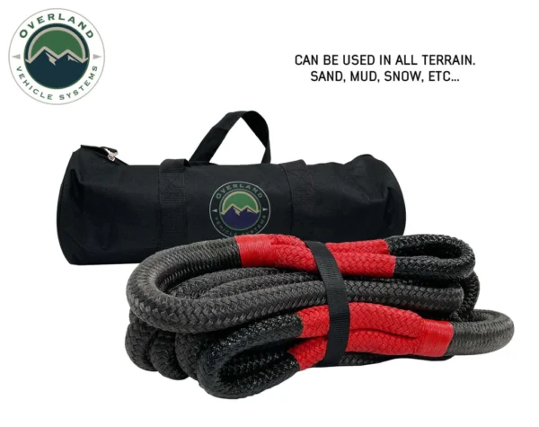 Brute Kinetic Recovery Strap 1" x 30' With Storage Bag - 30% stretch - Image 5