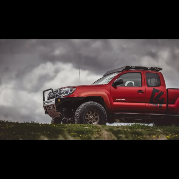 C4 FABRICATION TACOMA OVERLAND SERIES FRONT BUMPER / 2ND GEN / 2005-2015 MID HEIGHT BULL BAR - Image 4