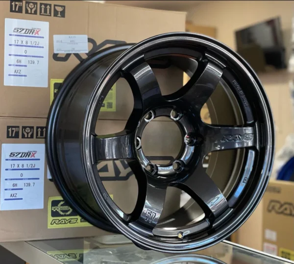 GRAM LIGHTS 57DR-X 17×8.5 0 OFFSET 6×139 SUPER DARK GUNMETAL